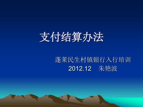 支付结算办法.ppt.ppt