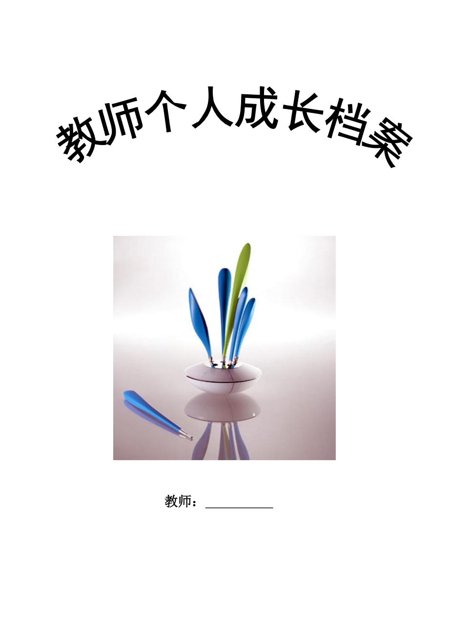 教师个人成长档案.docx_第1页