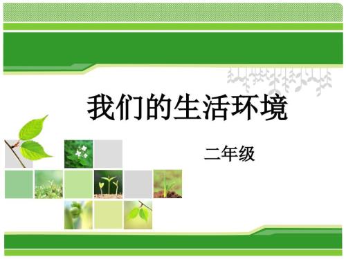 我们的生活环境PPT课件.ppt
