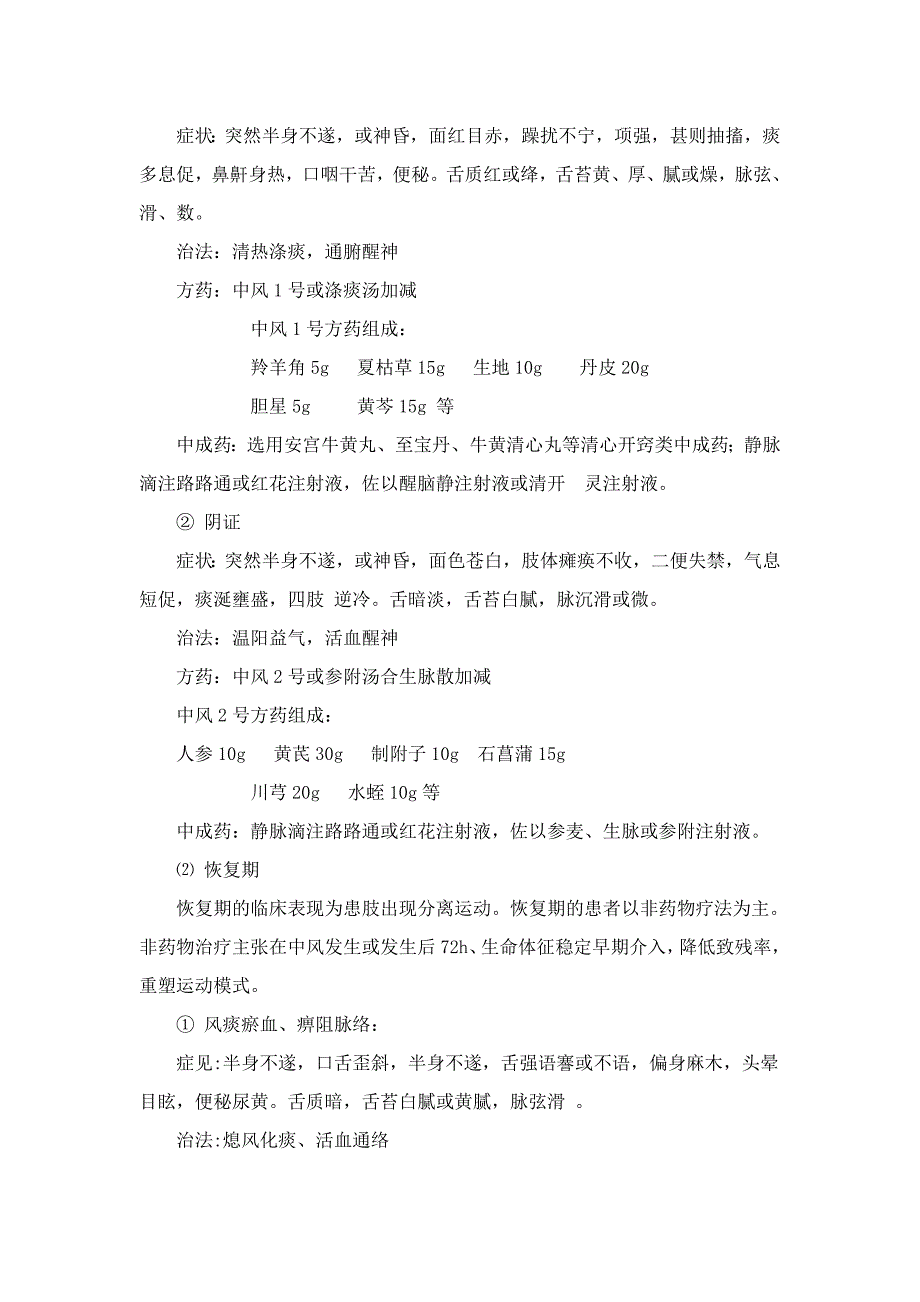 康复科常见病及中医优势病种诊疗方案.doc_第3页
