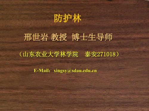 水土保持林PPT课件.ppt
