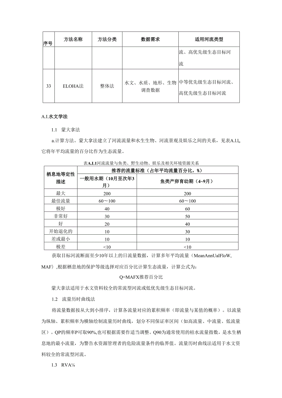 河流生态流量计算方法、生态流量执行效果评价指标.docx_第3页