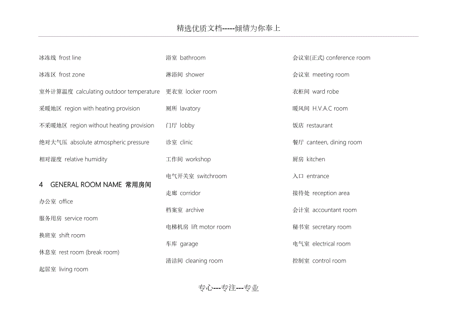 建筑专业词汇中英对照精心整理版.doc_第2页