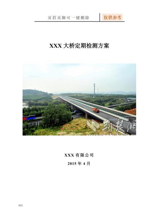 桥梁定期检测评估方案细则行业特制.doc