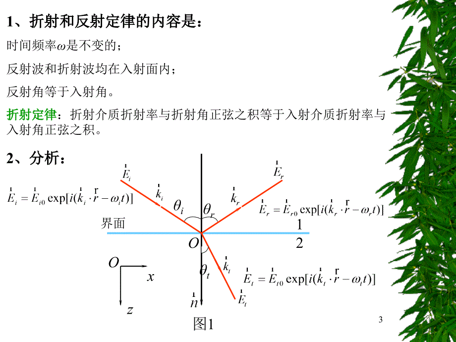 折射和反射定律菲涅耳公式.ppt_第3页