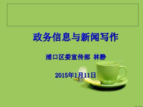 政务信息写作PPT课件.ppt