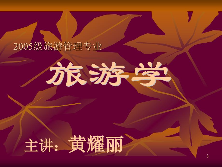 旅游管理专业PPT课件.ppt_第3页