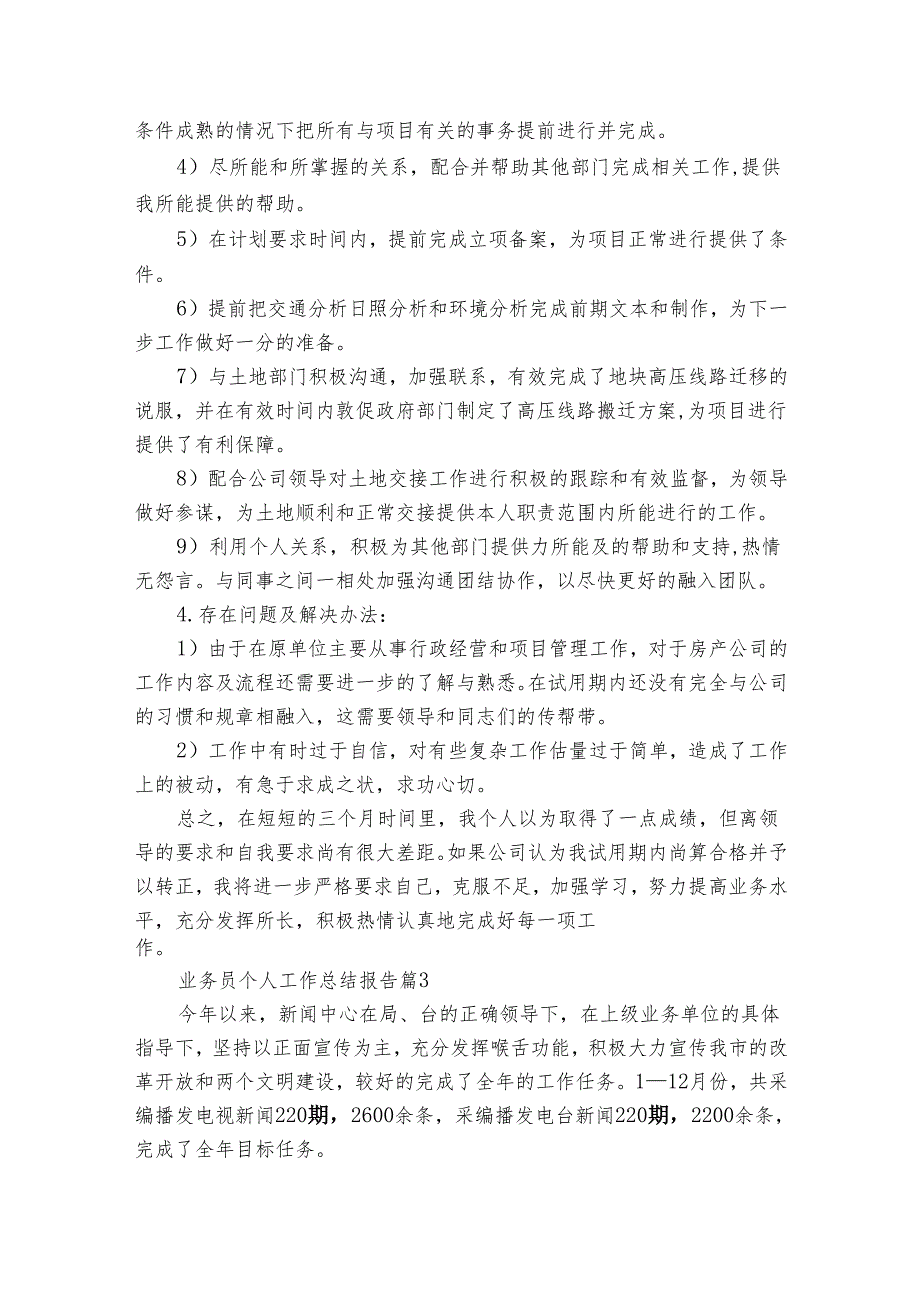 业务员个人工作总结报告（21篇）.docx_第3页