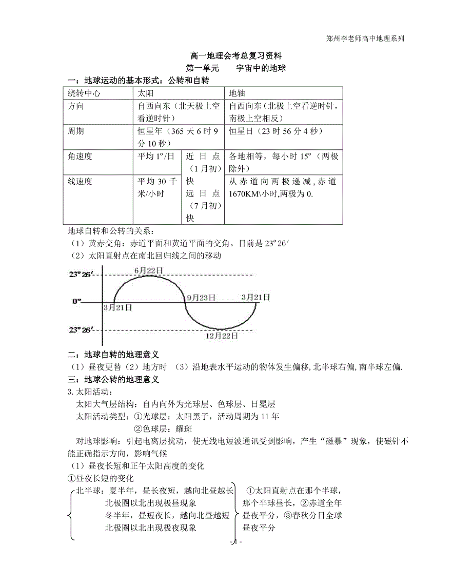 最新高考地理知识点总结超全.doc_第1页