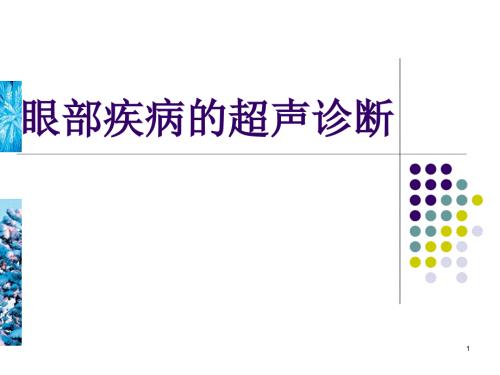 推荐精选眼部疾病的超声诊断.ppt