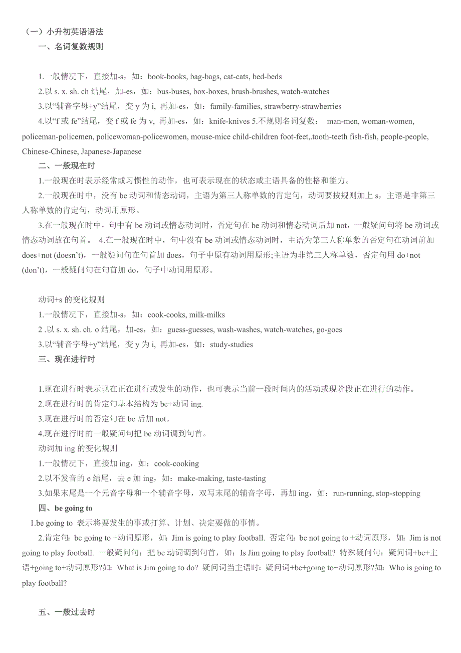 小升初英语知识点汇总.doc_第1页
