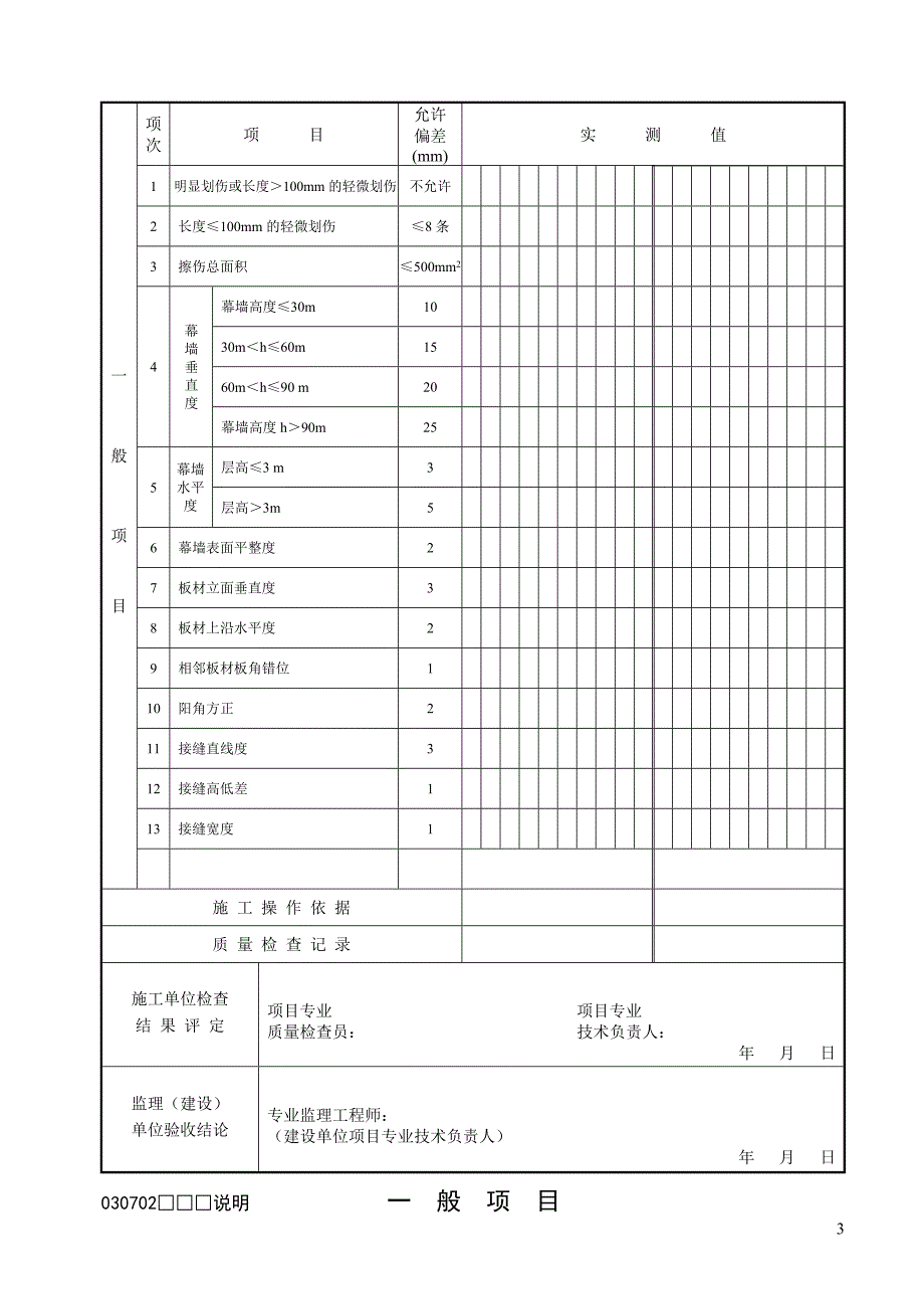 浙江省建筑工程施工质量验收规范检验批表格及填写说明中册.doc_第3页