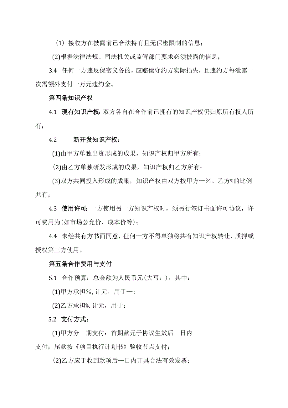 项目合作战略协议范文模板.docx_第3页