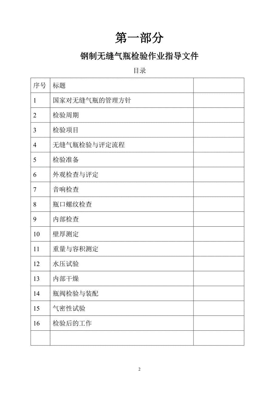 气瓶检测工程有限公司无缝气瓶定期检验作业指导书.doc_第2页