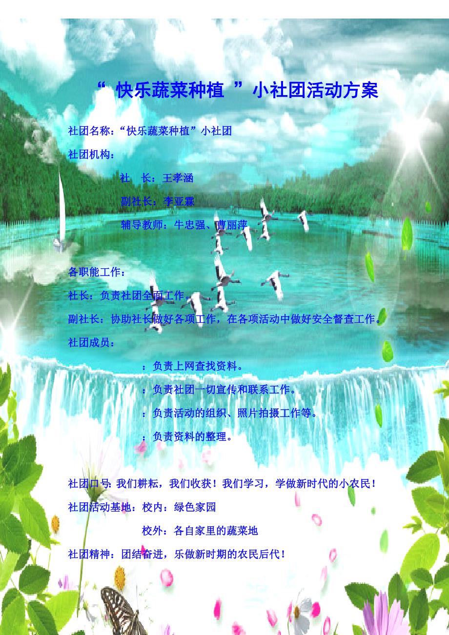 快乐蔬菜种植小社团活动方案.doc_第2页