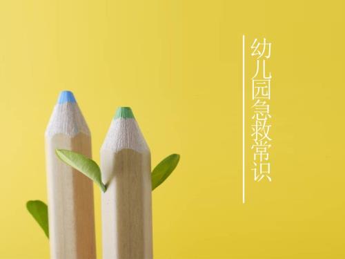 幼儿园急救常识.pptx
