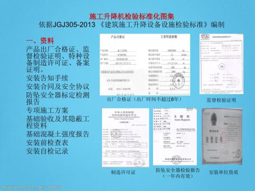 施工升降机检验标准化图集内容全面PPT.ppt