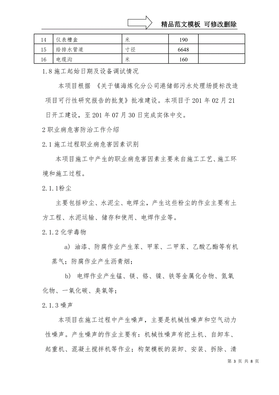 工程建设职业病危害防治总结报告监理.docx_第3页