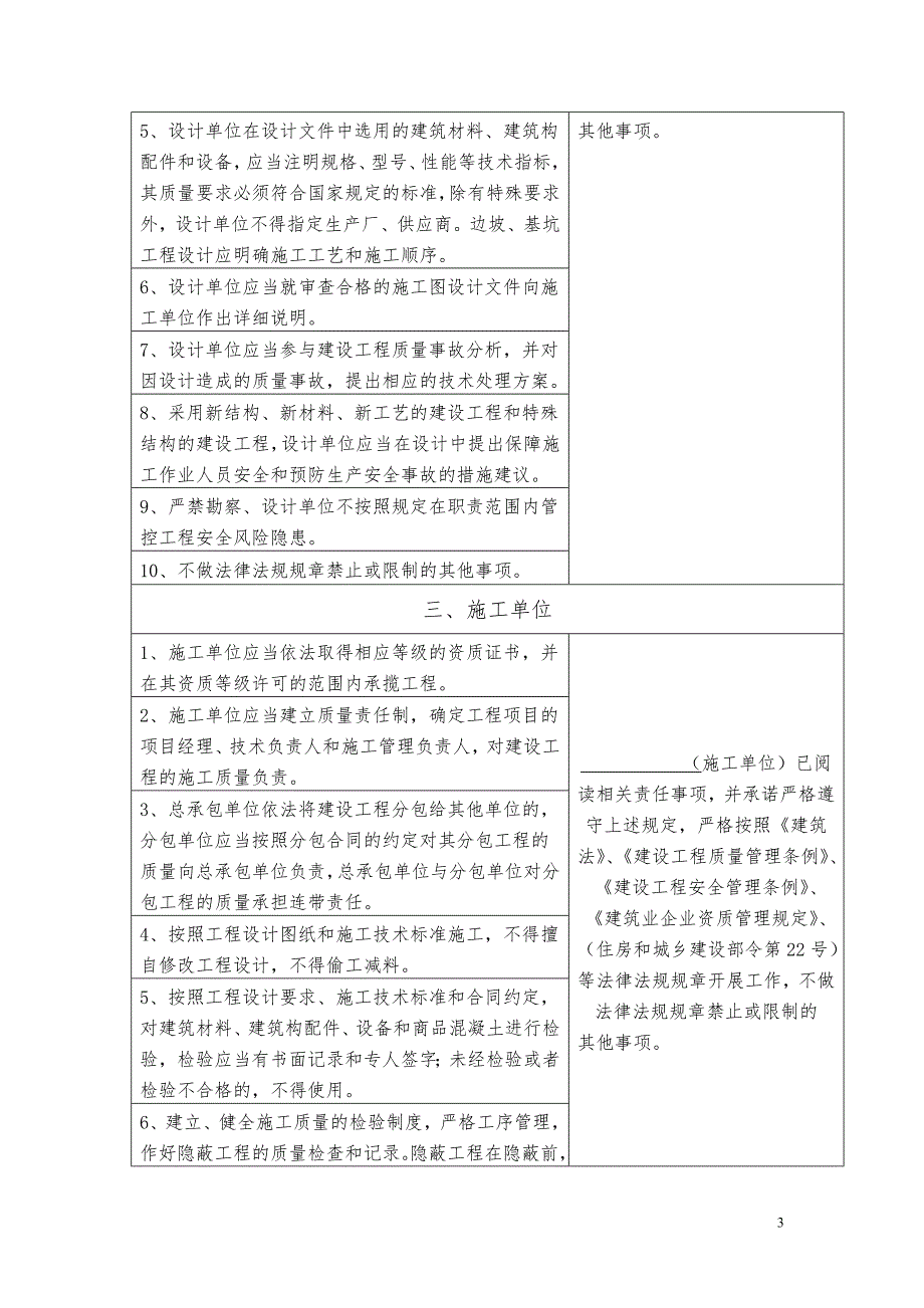 工程参建各方责任主体开展质量安全提升行动责任清单.doc_第3页