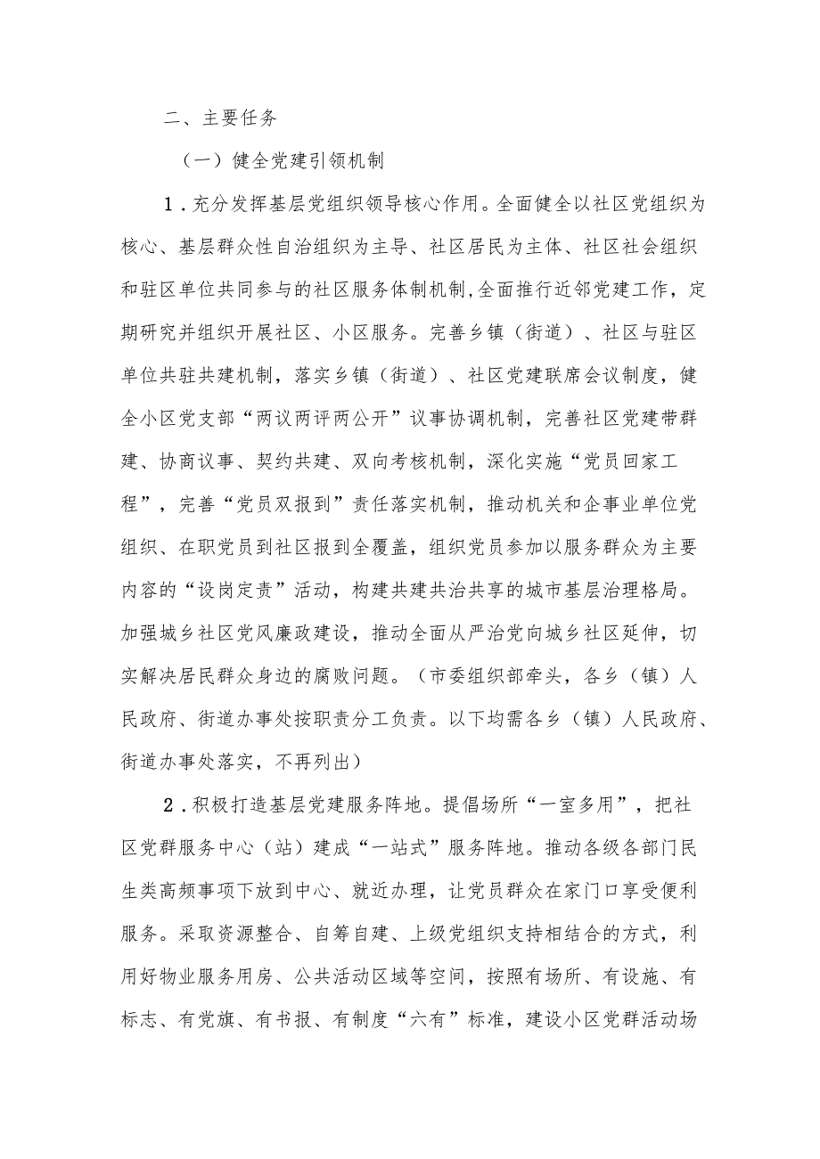 “十五五”城乡社区服务体系建设规划责任分工方案.docx_第2页
