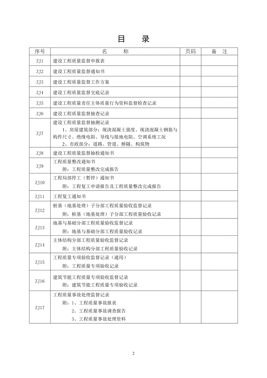 江苏省建设监督档案全套质监站内部资料.doc_第2页
