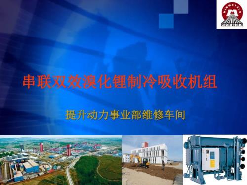 溴化锂吸收式制冷机工作原理.ppt