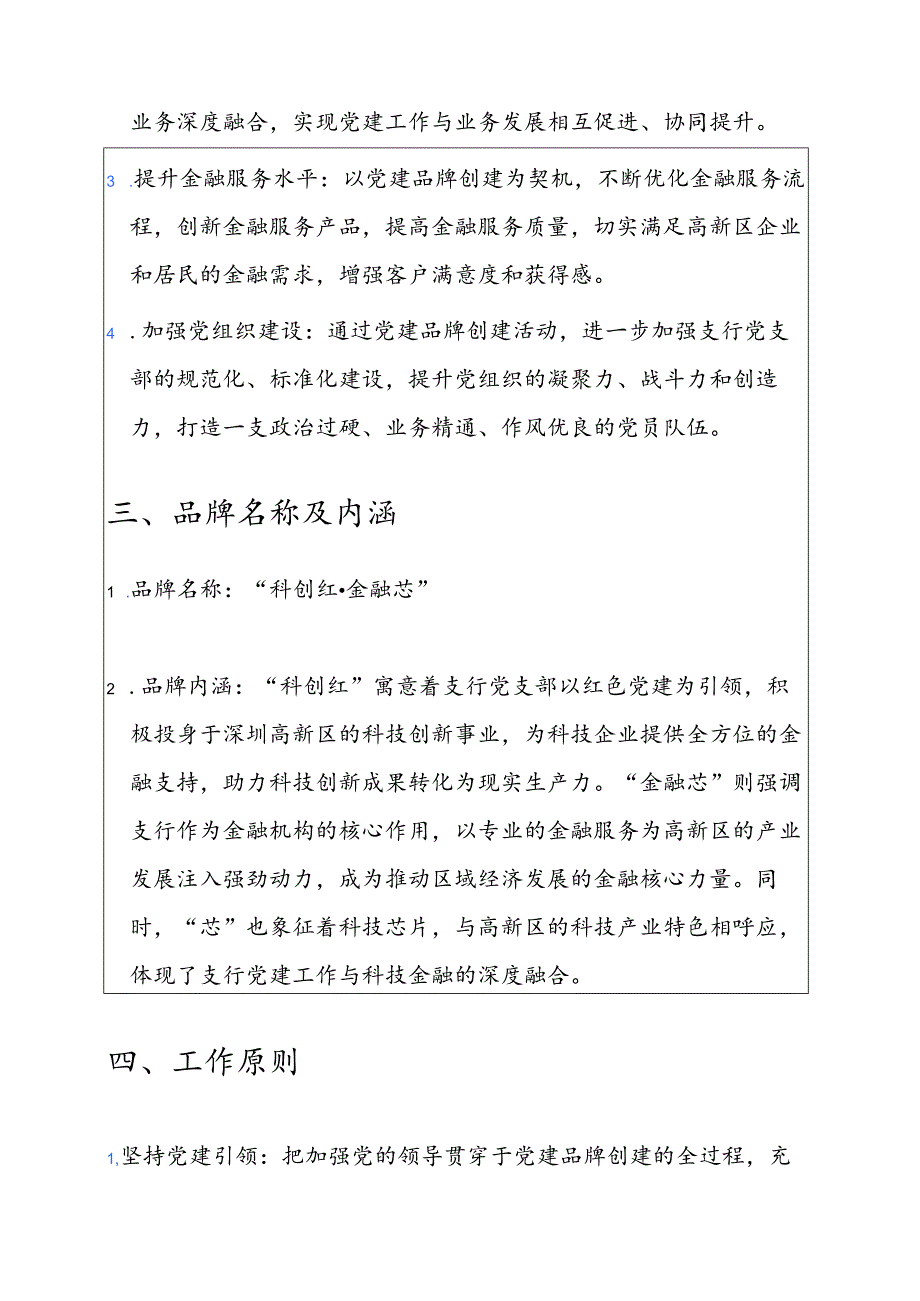 深圳高新区XX银行支行党建品牌创建方案.docx_第2页