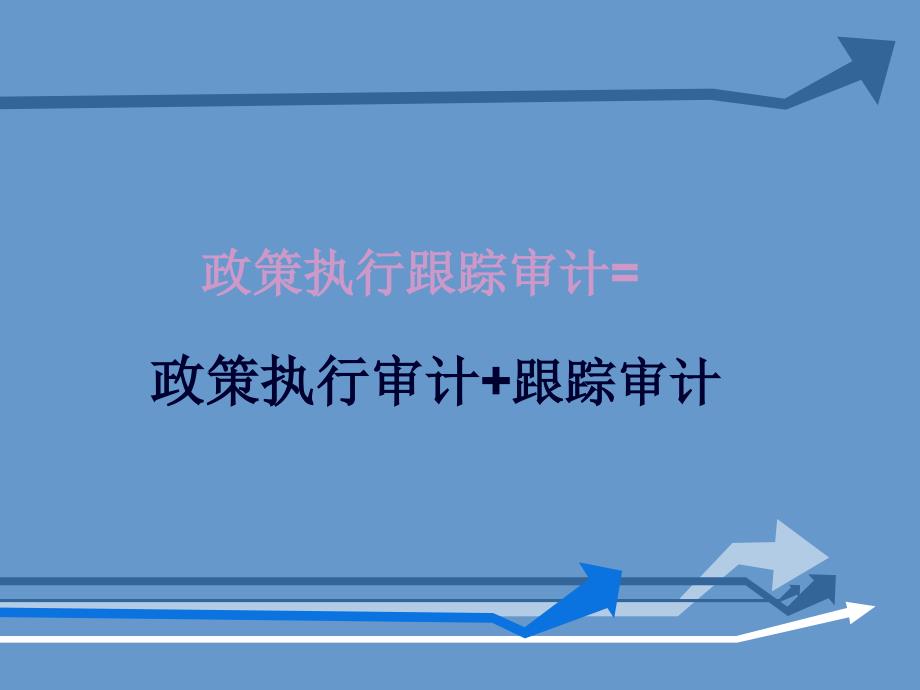 浅析政策执行情况跟踪审计的内涵与组织实施54页PPT.pptx_第3页