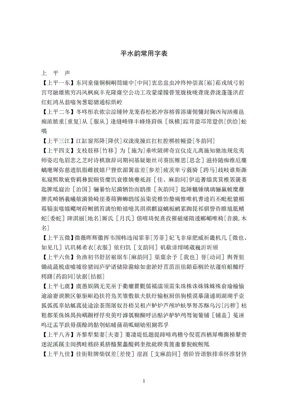 平水韵字表.doc_第1页