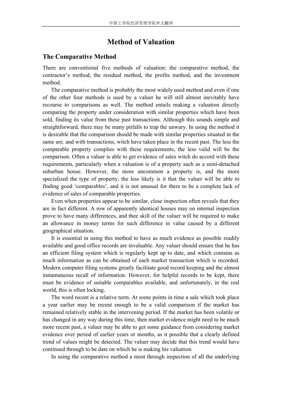 机械专业外文文献翻译外文翻译MethodofValuation英文.doc_第1页