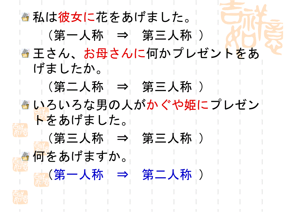 授受关系动词PPT课件.ppt_第3页