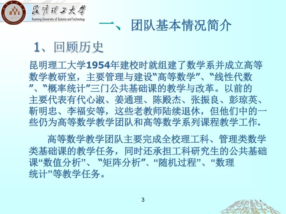 数学系教学团队申报工作汇报理学院.ppt_第3页