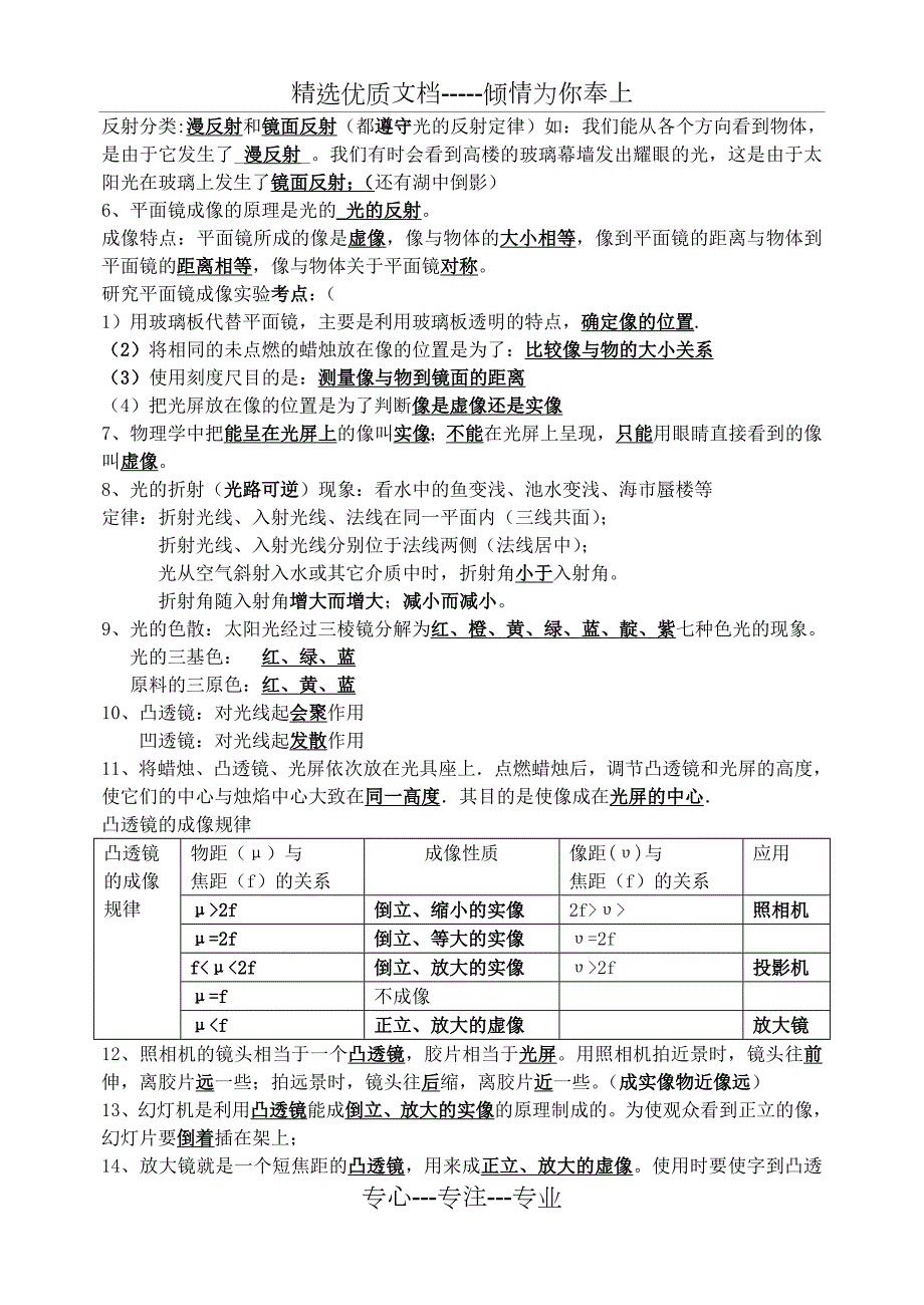 沪科版八年级物理全册知识点总结共9页.doc_第3页