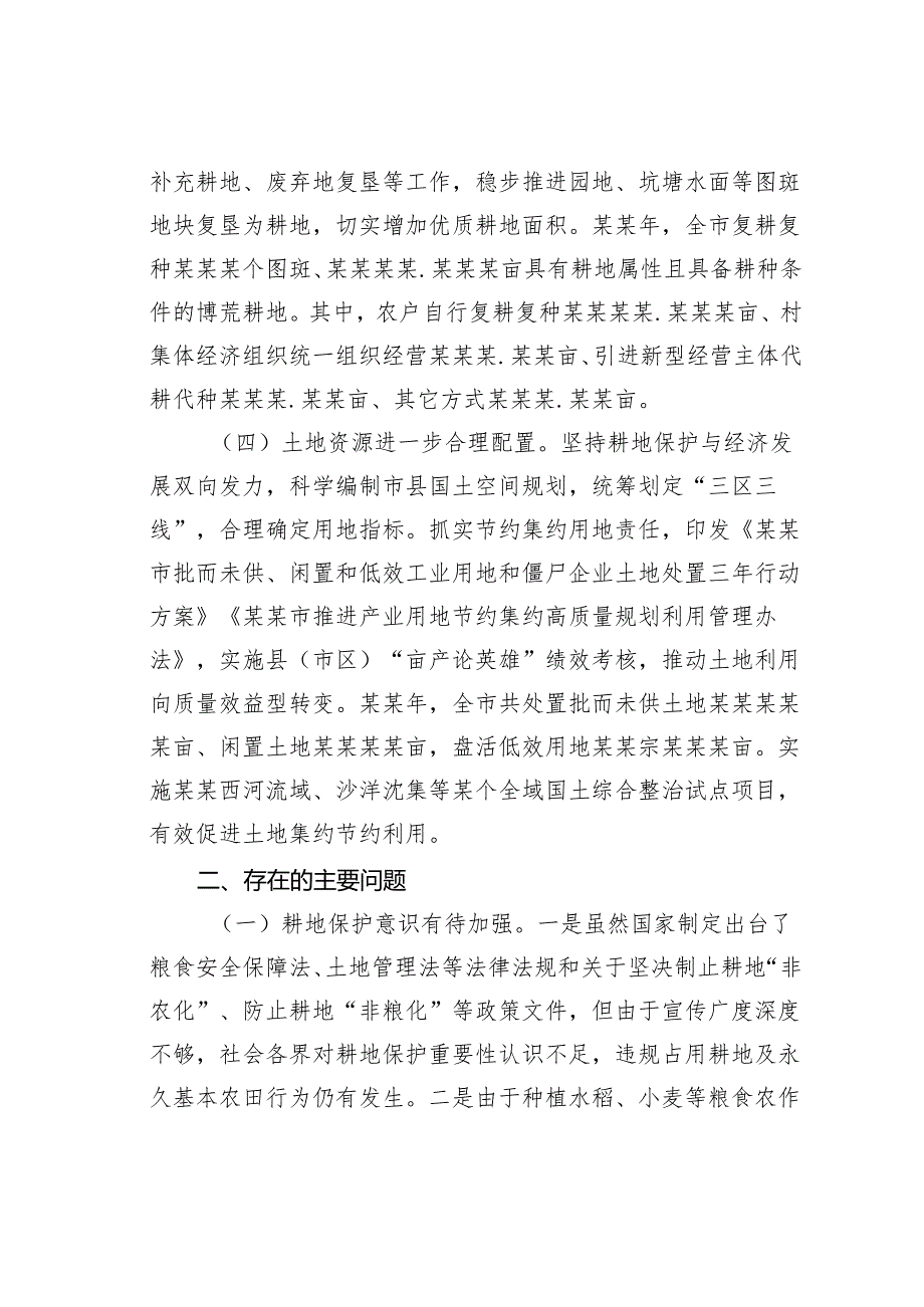 关于某某市耕地保护情况的调查报告.docx_第3页