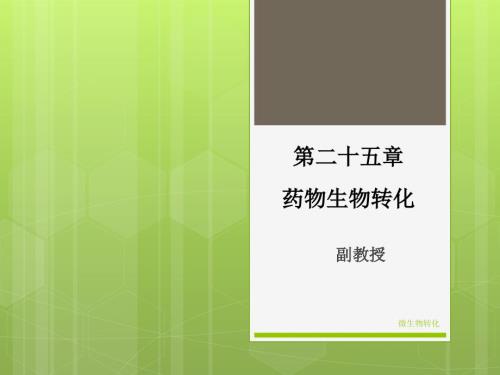 微生物转化课件.ppt