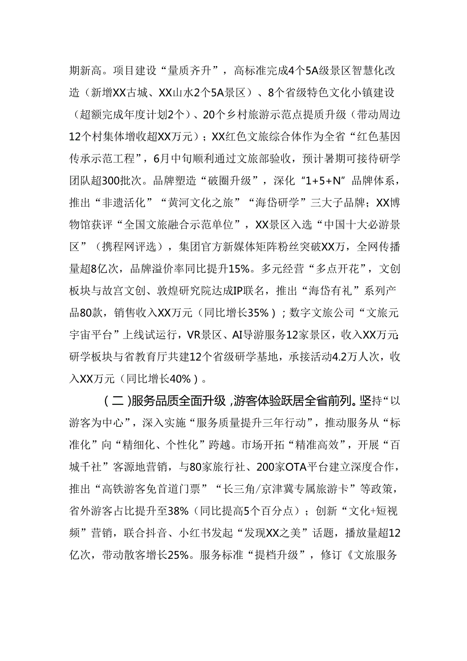 在文旅集团2025年上半年经济运行分析会上的讲话.docx_第2页