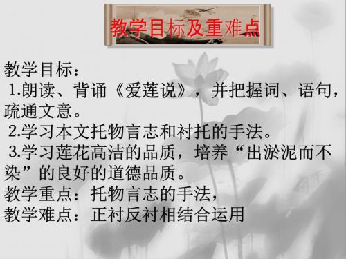 爱莲说市优质课一等奖.ppt