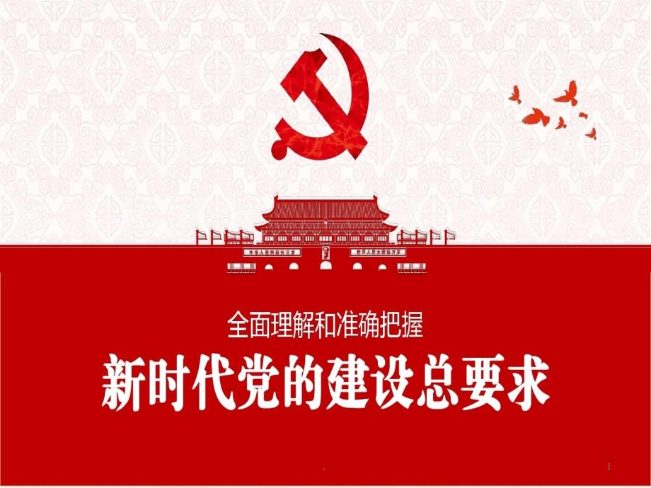 新时代党的建设总要求PPT课件.pptx_第1页