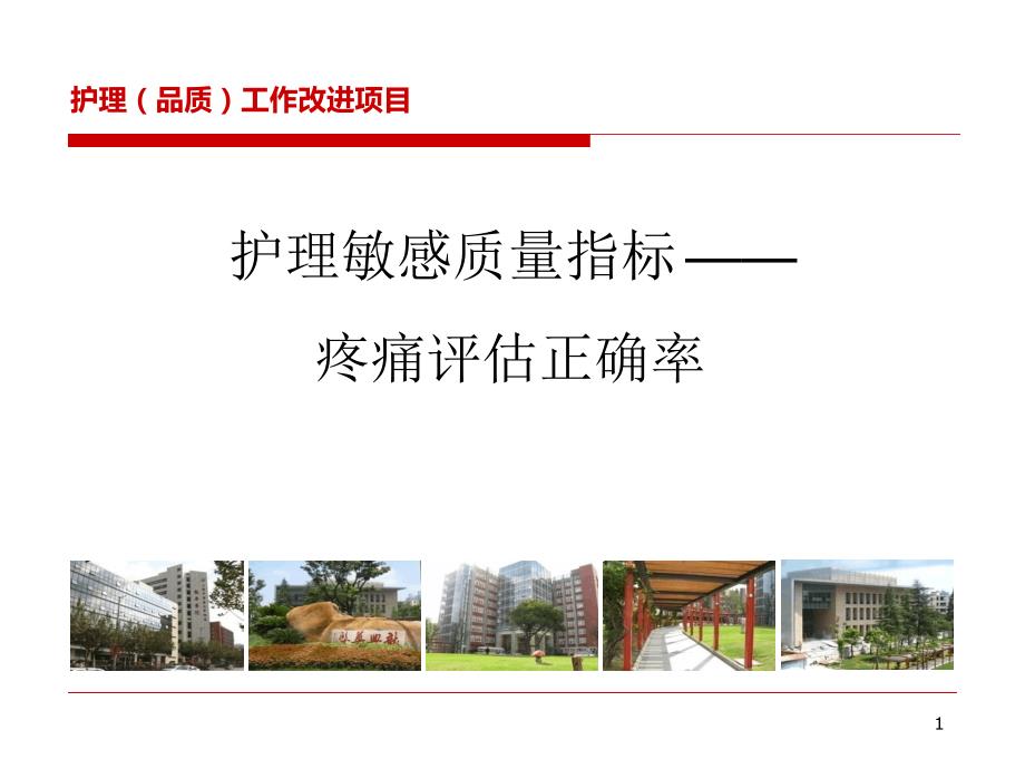 护理敏感质量指标疼痛评价正确率.ppt_第1页