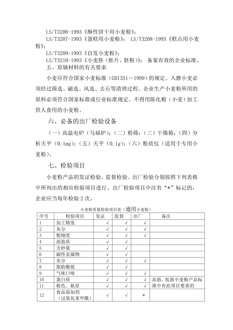 最新小麦粉生产许可证审查细则.doc_第3页
