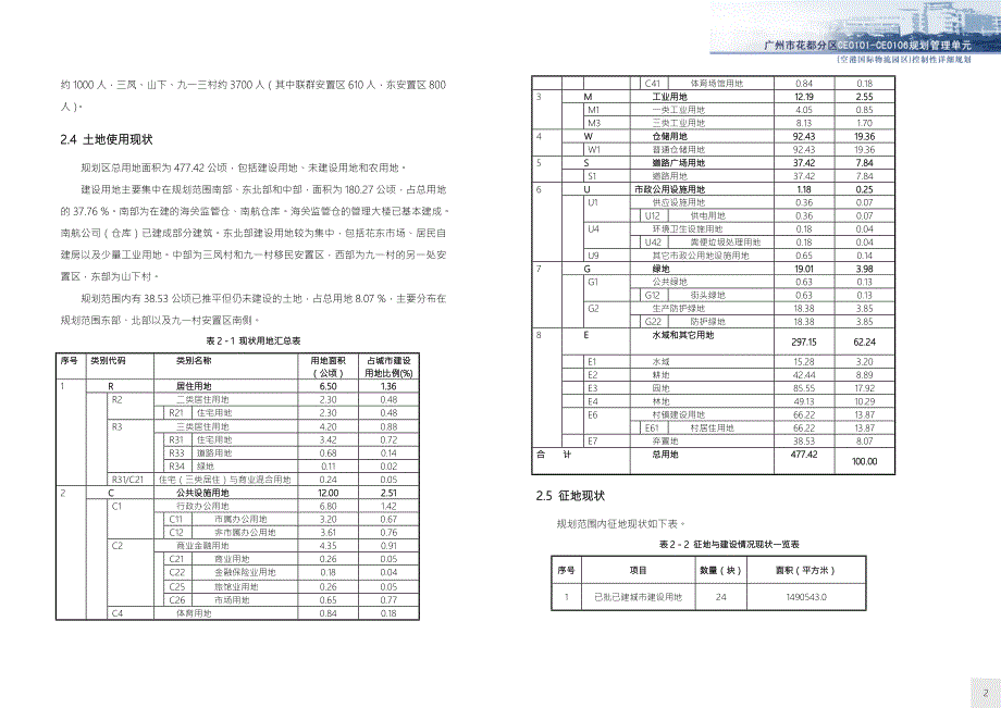 广州空港国际物流园区控制性详细规划说明书.doc_第2页