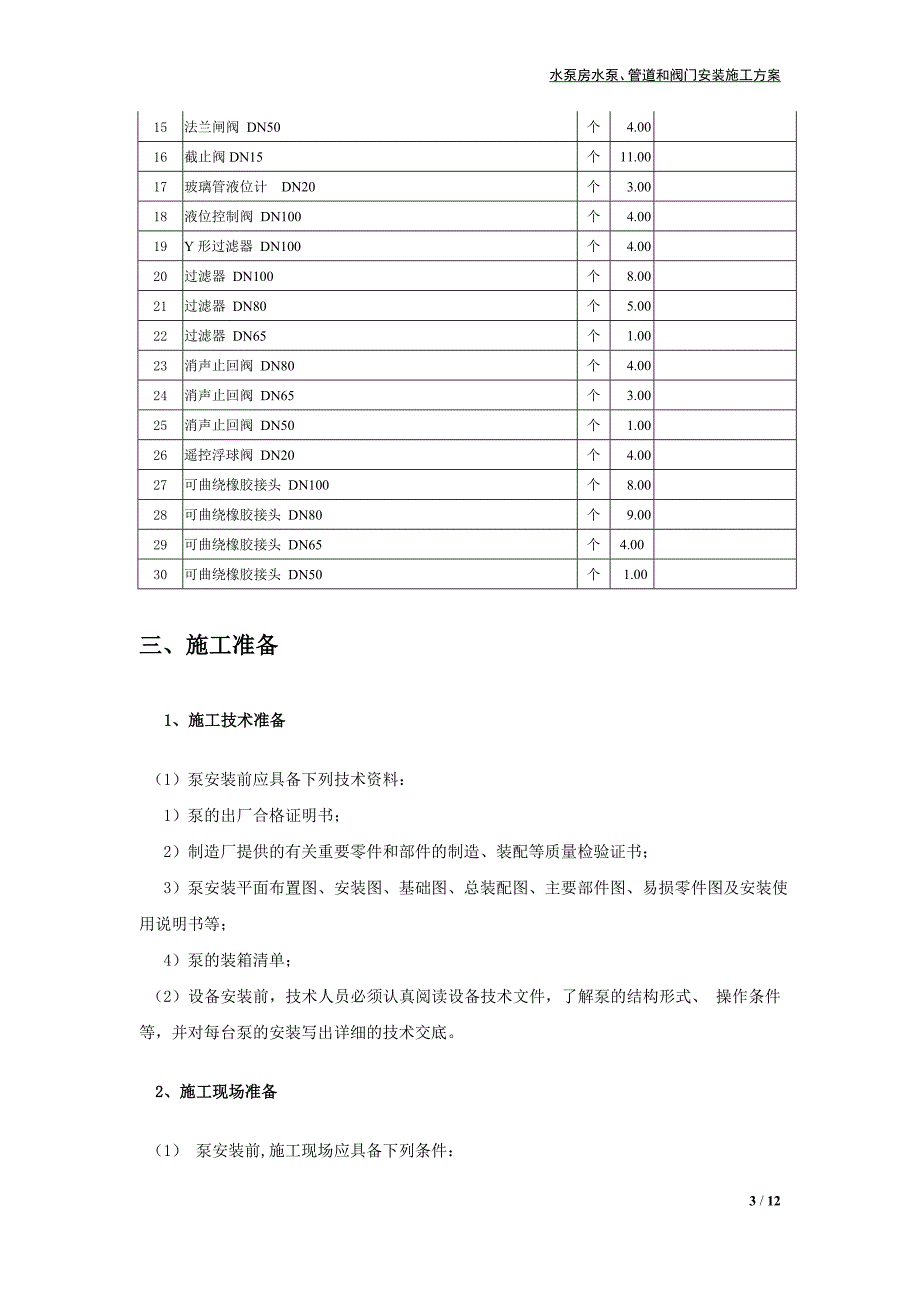 水泵房安装施工方案.doc_第3页