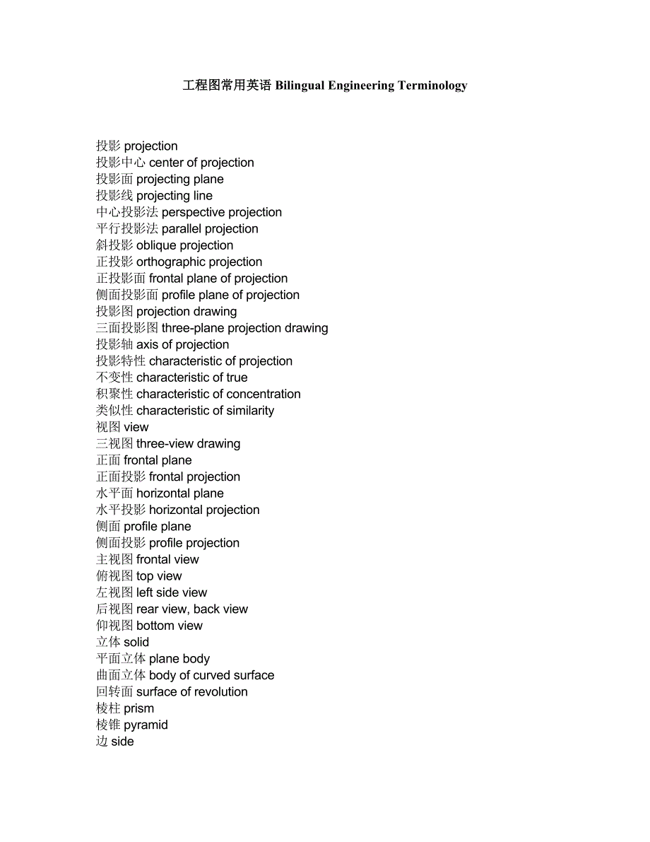 工程图常用英语.doc_第1页