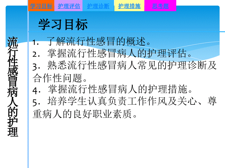 流行性感冒病人的护理ppt课件.ppt_第2页