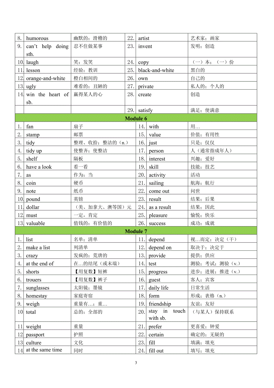 新外研版英语八年级下册单词表.doc_第3页