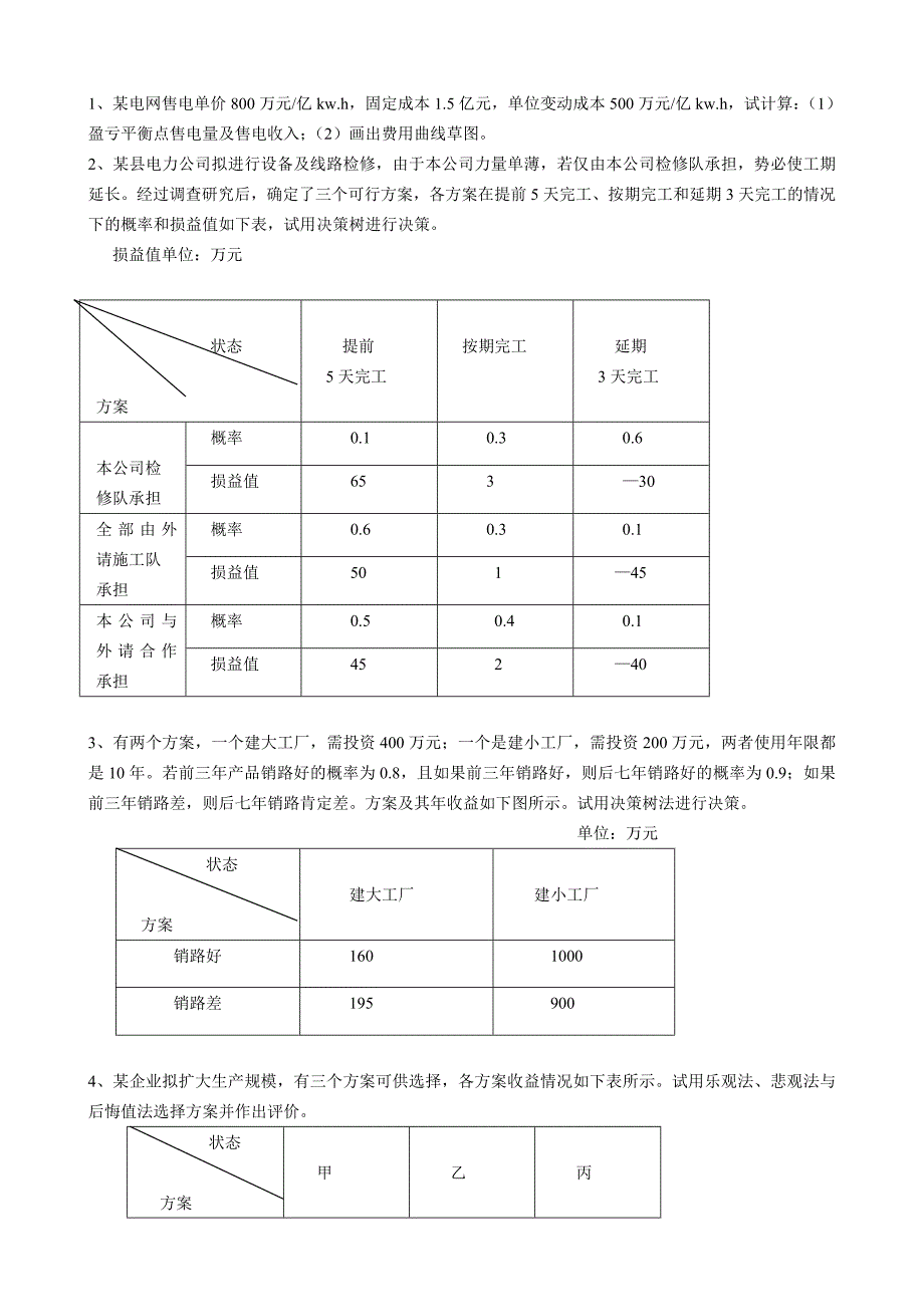 电力企业管理复习题库及参考答案.doc_第2页