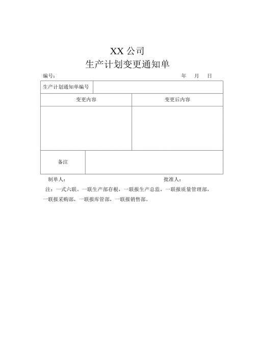 生产车间常用表格.docx