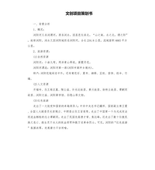 文创项目策划书.docx