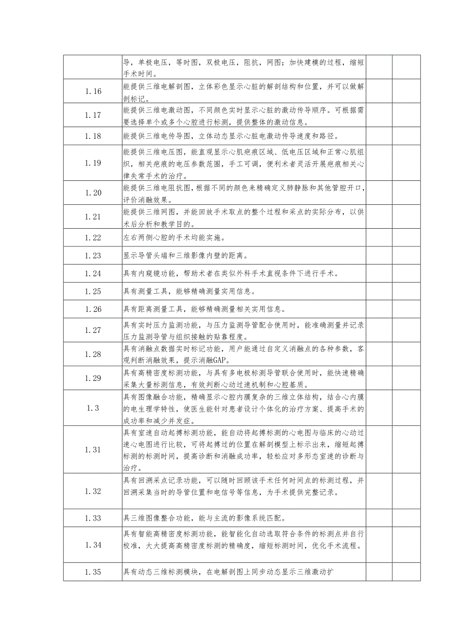 XX职工医院采购射频消融系统等一批设备参数要求（2025年）.docx_第2页