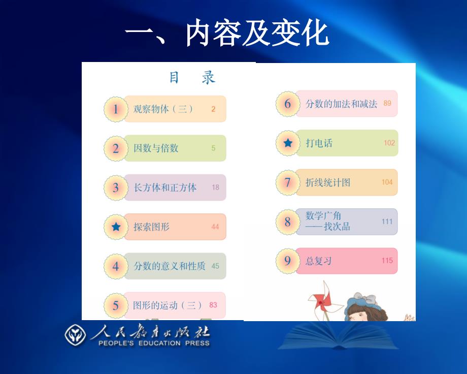 新审定人教版小学数学五年级下册教材分析.ppt_第2页